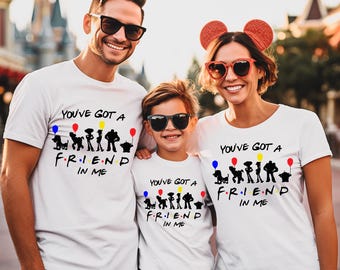 Camiseta "Tienes un amigo en mí", atuendo familiar de Toy Story Park