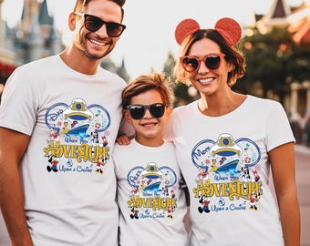 Disney Cruise Family Matching Shirts, Vacay Tribe Cotton Tees
