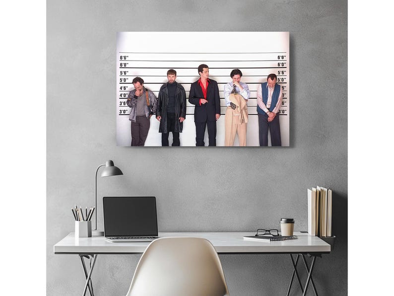 The Usual Suspects Lineup Canvas Print – Iconic Movie Scene Wall Art - Etsy