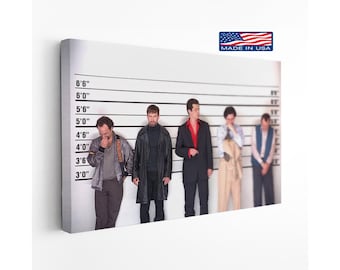 The Usual Suspects Lineup Canvas Print – Iconic Movie Scene Wall Art