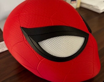 Masque ultime de Spider-Man - Imprimé en 3D, ajustement personnalisé, parfait pour le cosplay et Halloween