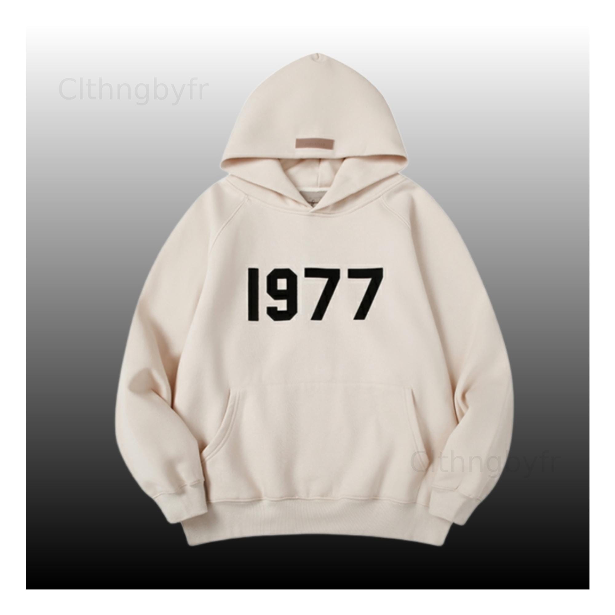 Fear of God Essentials 1977 Hoodie: Unisex Cotton Graphic