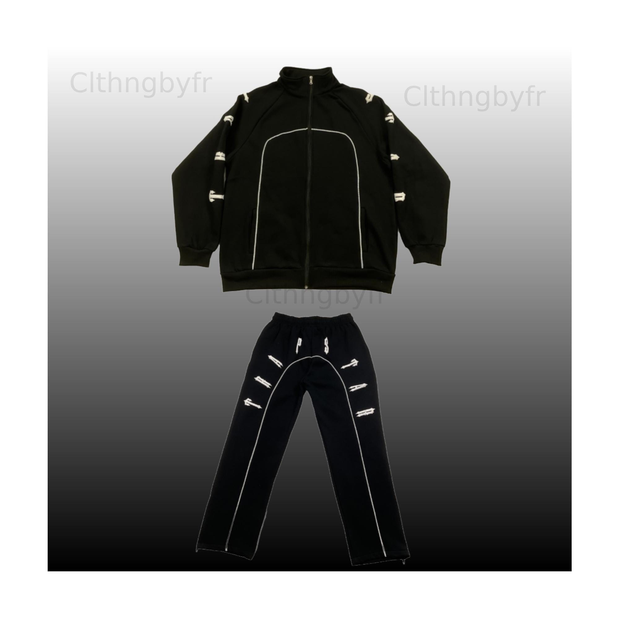 Trapstar Tracksuit Black and Red - Etsy Trapstar Tracksuit Black and Red - Etsy