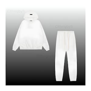 Vintage Outfit Essentials Pullover Tracksuit Set Unisex Minimal Streetwear Stylish Gift