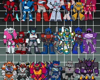Transformers Chibi Keychains