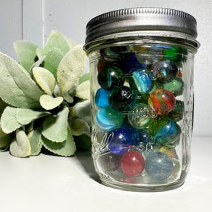 Pickle Jar Jar Of Vintage Marbles Ceramic Marble Print Pickle Jar Set With Metal Stand Pcs Pickle  Chutney Container main image 0