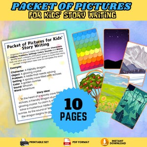 Picture Cards for Kids Story Writing, Story Writing Prompts, Story Writing Practice, Story Writing Narrative Kids, Story Writing Template