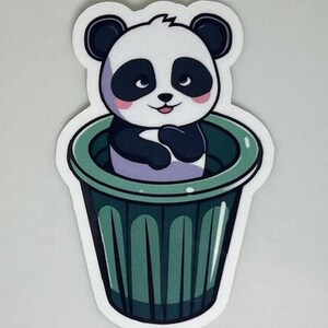 Sticker trash panda cute sticker trash panda sticker cute