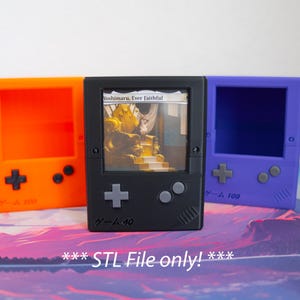 Archivo STL: Bloque de juego 40 (botones modulares, no requiere pintura) - MTG Deckbox