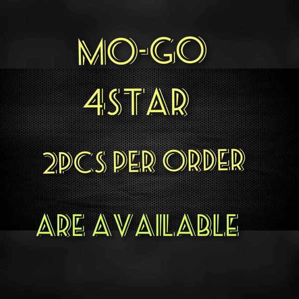 MO-GO 4star 2pcs per order are available