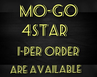 MO-GO 4 étoiles 1 par commande sont disponibles