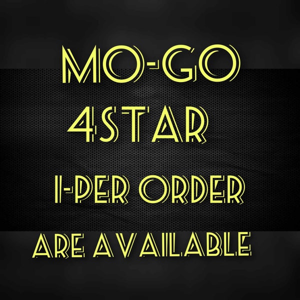 MO-GO (only old album) 4star 1per order are available