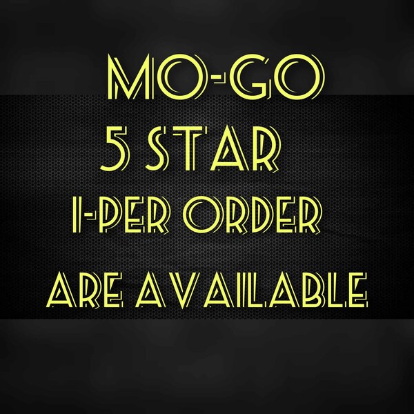 MO-GO 5star 1 per oder (only old album) are available