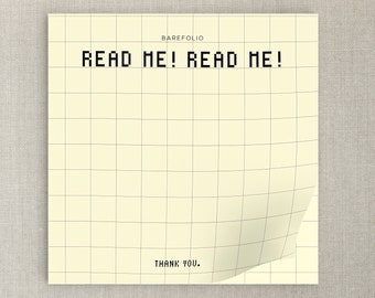 Fun Lifestyle Notepads - Read Me! (The Pixel Edition)