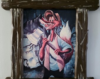 Walt Disney Splash Mountain Bler Fuchs Portrait Replik