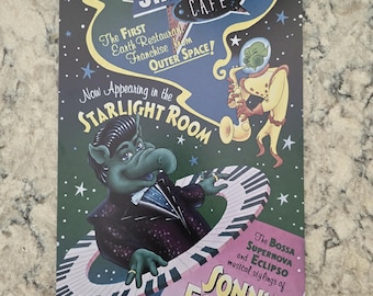 Disney World Cosmic Rays Sonny Eclipse Sign Replica