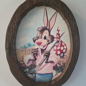 希少 ディズニーワールド うさぎどん Br’er Rabbit スケッチアート Brer Rabbit Portrait - Etsy
