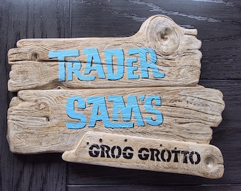 Disney World Trader Sams Grog Grotto Replica Sign