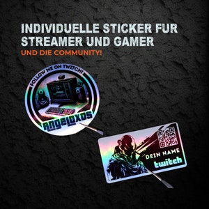 Adesivos personalizados para sua comunidade e seguidores! Durável, ecológico, antiarranhões, à prova d'água, holográfico, brilhante