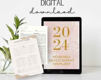 Digital Reuseable Budget Templates