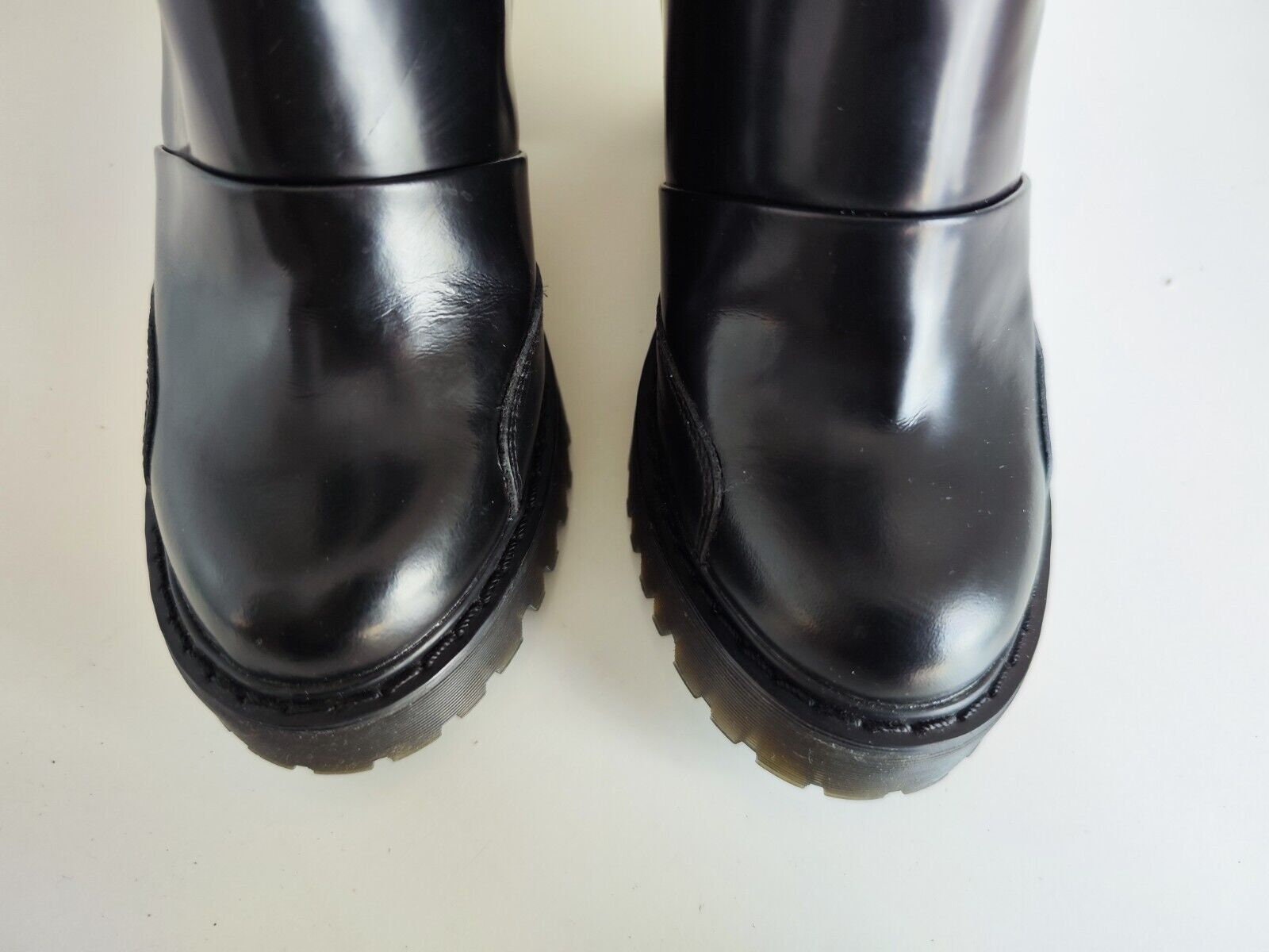 Dr MARTENS Lyanna Buttero Heel Black Tall Boots Knee High UK3 EU36 US5 Etsy