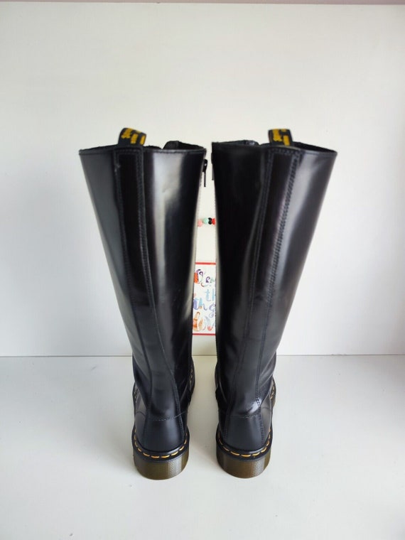 Buy Dr Martens 20 Hole 1b60 Black Buttero Noir Knee High Tall
