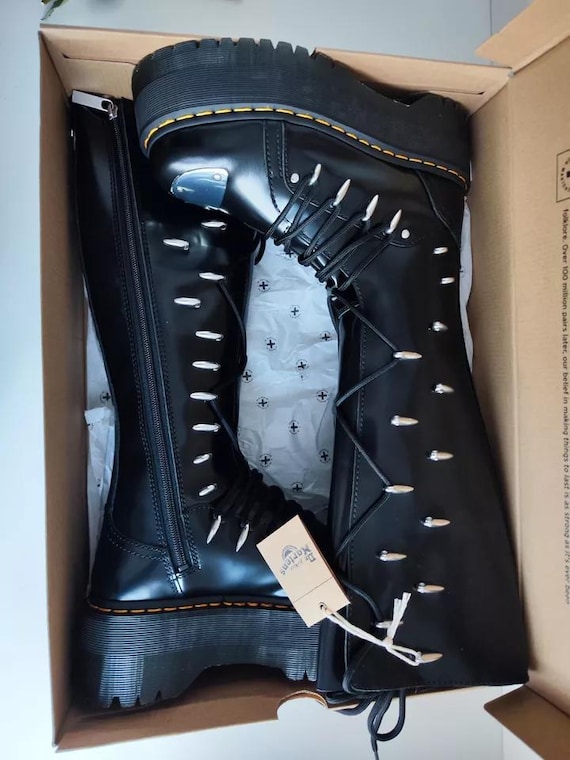 Dr Martens 1B60 LTT Max Double Quad Sole Platform Knee Boots