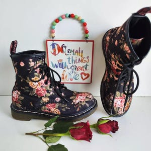 Dr.Martens パスカル フラワー UK6 Dr Martens Pascal 1460 8 holes Victorian Jeans Floral Flower