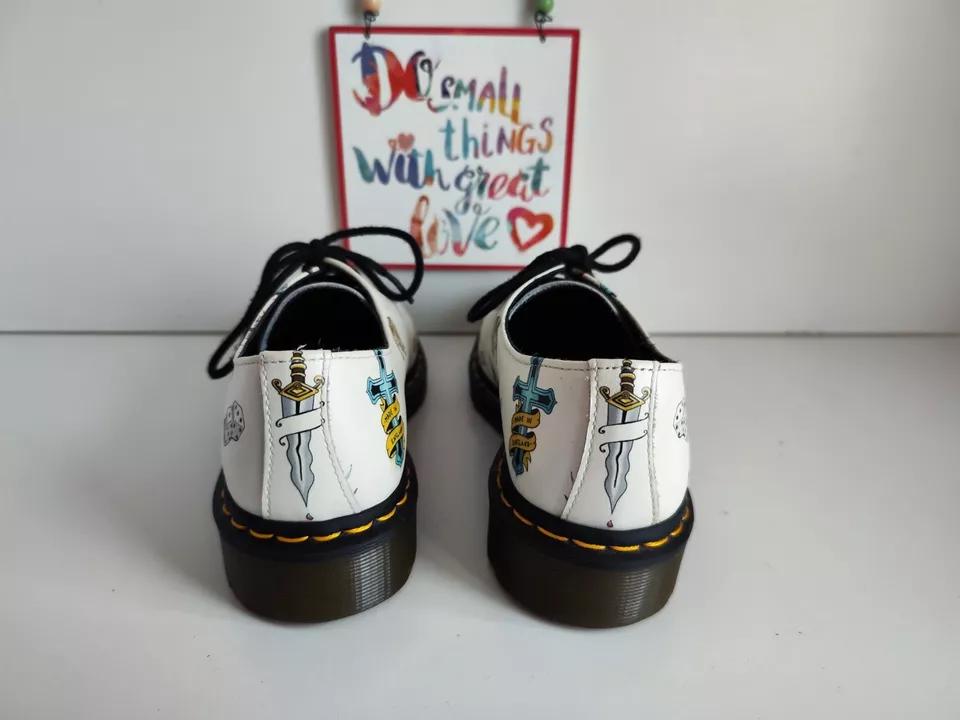 Dr. Martens 1461 Tattoo Print Boots, UK 5 - Etsy