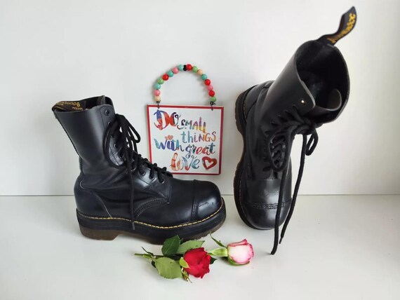 Vegan 1460 Bex Mono Lace Up Boots in Black | Dr. Martens