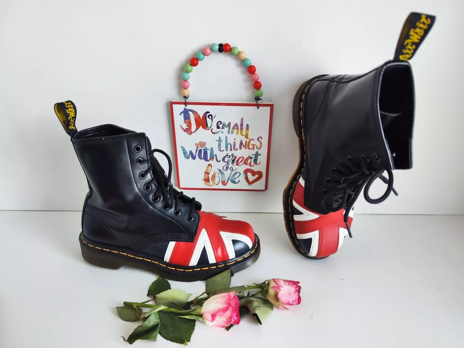 Dr. Martens 1460 Union Jack Leather Boots, UK4 EU37 US6 - Etsy