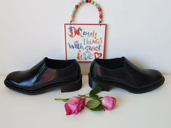 Brand New Dr Martens Rosyna Heel Slip on Loafers Shoes Black UK 6 EU 39 US 8 Etsy