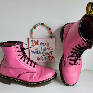 Dr Martens pascal England 1460 8 hole pink ankle boots 8 hole UK9 EU43 US11