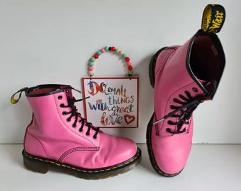 Dr. Martens 1460 Pascal Black Ziggy Ankle Boots (UK 9 / US 10) - Etsy