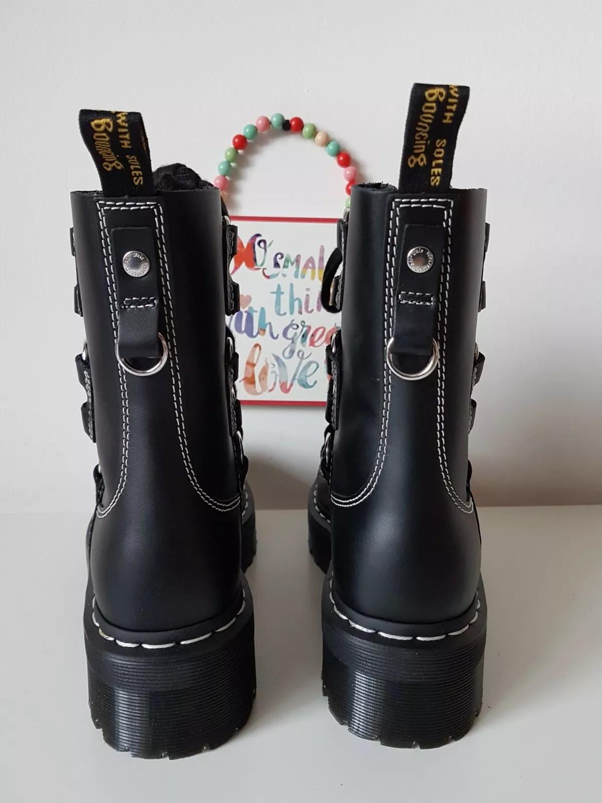 Dr Martens Jadon Xl Black White Chunky Platform Boots Uk5 Dr Martens Jadon Xl Black White Chunky Platform Boots Uk5