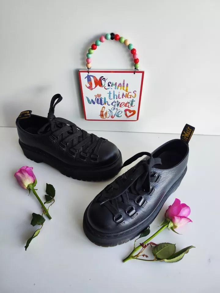 靴 [07do ] Dr.Martens CARAYA Dr Martens Caraya Trevonna Platform Quad Chunky Sole Shoes