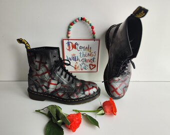 ドクターマーチン ユニオンジャック 8ホール 各種サイズ - Etsy 日本