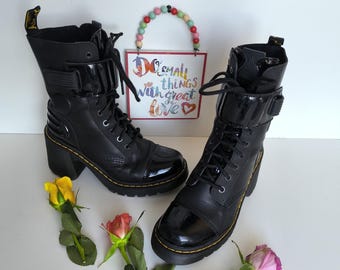 VTG Dr. Martens 9793 Chunky Boots Size 5 Men -6 Women Vintage Doc Dr. Martens 9793 Ankle Boots Size UK 5 Men Size  main image 4