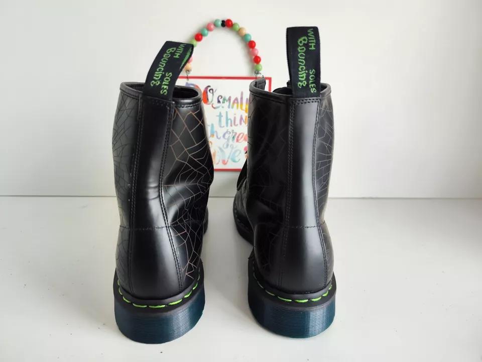 Dr Martens 1460 Spider Web Boots Brown Black Skull 8 Hole Dr Martens 1460 Spider Web Boots Brown Black Skull 8 Hole