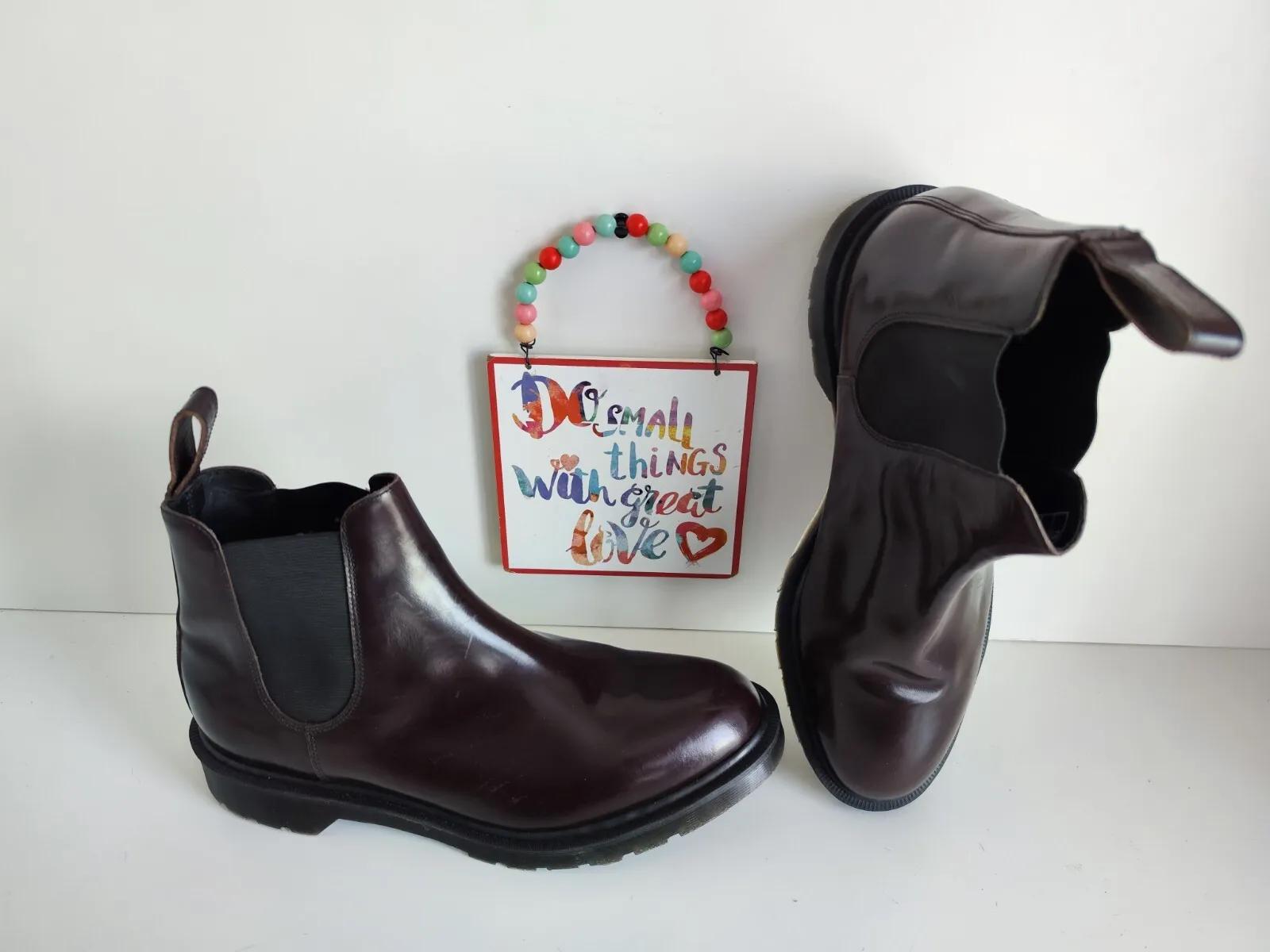 Dr Martens 2976 Chelsea Arcadia Cherry Red England Boots