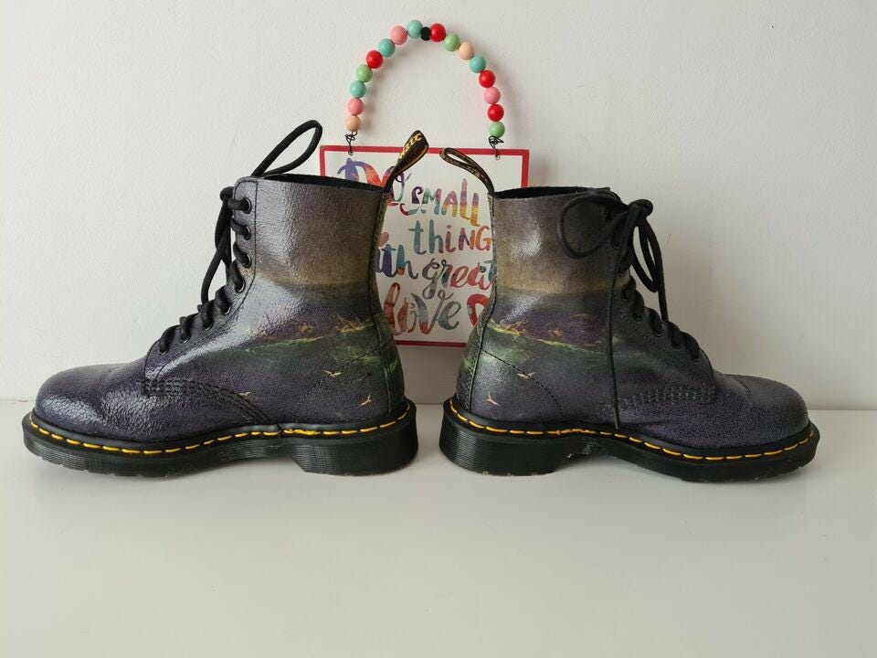 Dr Martens Fisherman William Turner Tate 1460 Artist Museum Boots UK4 EU37 US6 Etsy