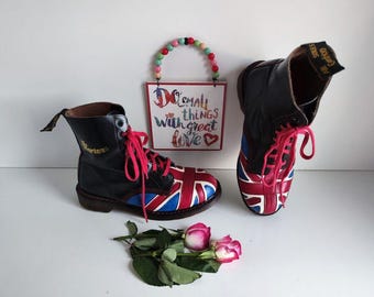 ドクターマーチン ユニオンジャック 8ホール 各種サイズ - Etsy 日本