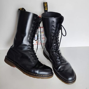 Men&#39;s Dr Martens 11855 black midcalf 1914 14 eye boots UK11 EU46 US12