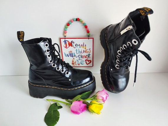 Dr Doc Martens Jadon Max Platform Quad Chunky Double Sole