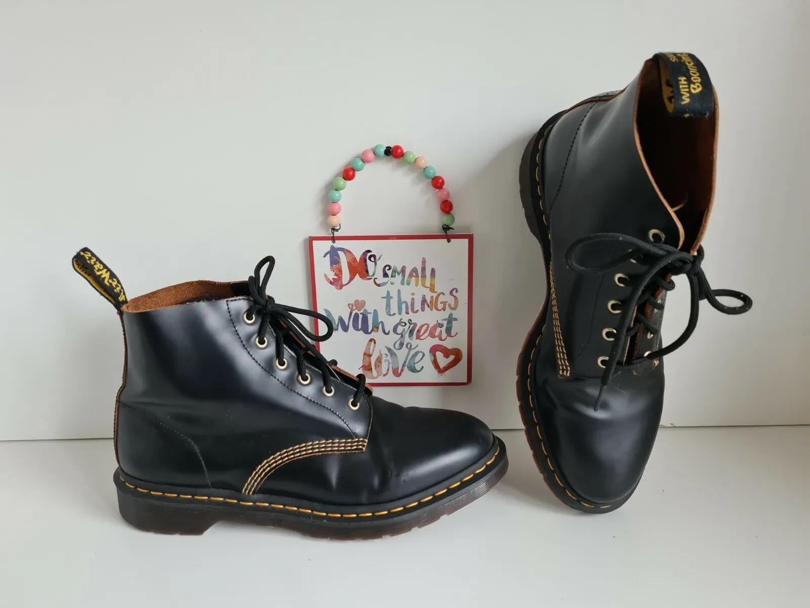 Dr Martens Arc 101 Archive 6 Eye Black Ankle Boots UK11 US12 Dr Martens Arc 101 Archive 6 Eye Black Ankle Boots UK11 US12