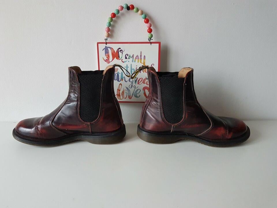 靴 Dr. Martens FLORA ARCADIA UK5/EU38/US7 Dr Martens Flora Cherry Arcadia Chelsea Boot Size 7 - Etsy
