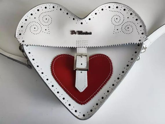 Wedding Dr Martens Heart Bag Bentley Brogue Cross Handbag Black