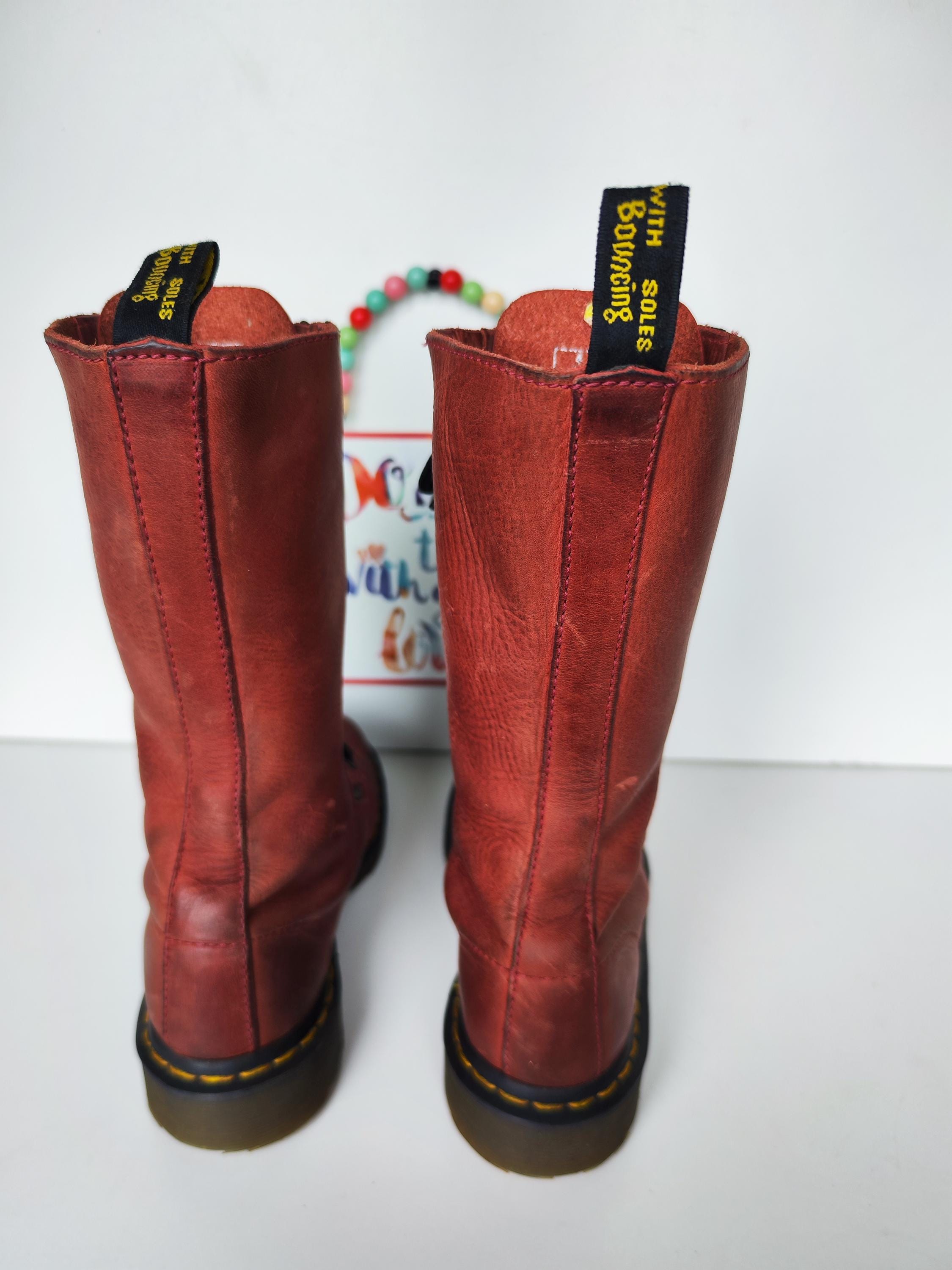 Dr Doc Martens 9733 Double 2 Zip 14 Hole Cherry Oxblood Red Dr Doc Martens 9733 Double 2 Zip 14 Hole Cherry Oxblood Red