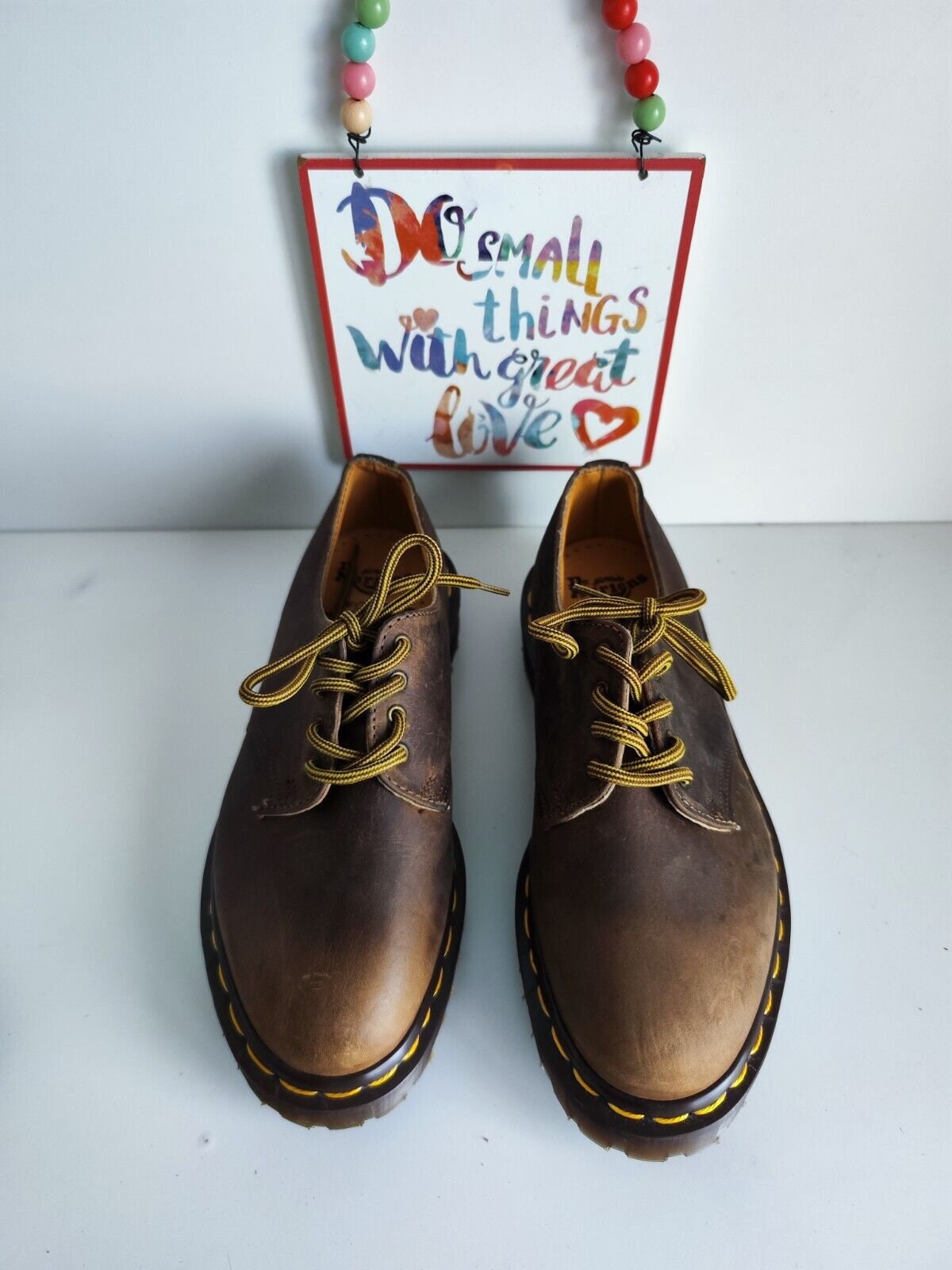 ★人気★【Dr.Martens】★1461 3-EYE vintage brow.n★ Dr Martens 1461 3 Eye Brown Shoes Crazy Horse Gaucho England