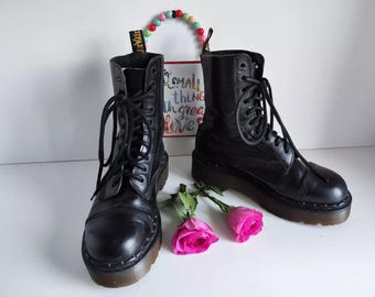 Dr Martens Ofira Brown High Heel Leather Court Shoes UK5 EU38 US7